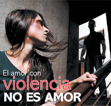 El amor con violencia no es amor